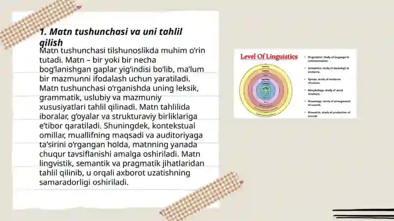 Matn tilshunosligi 3