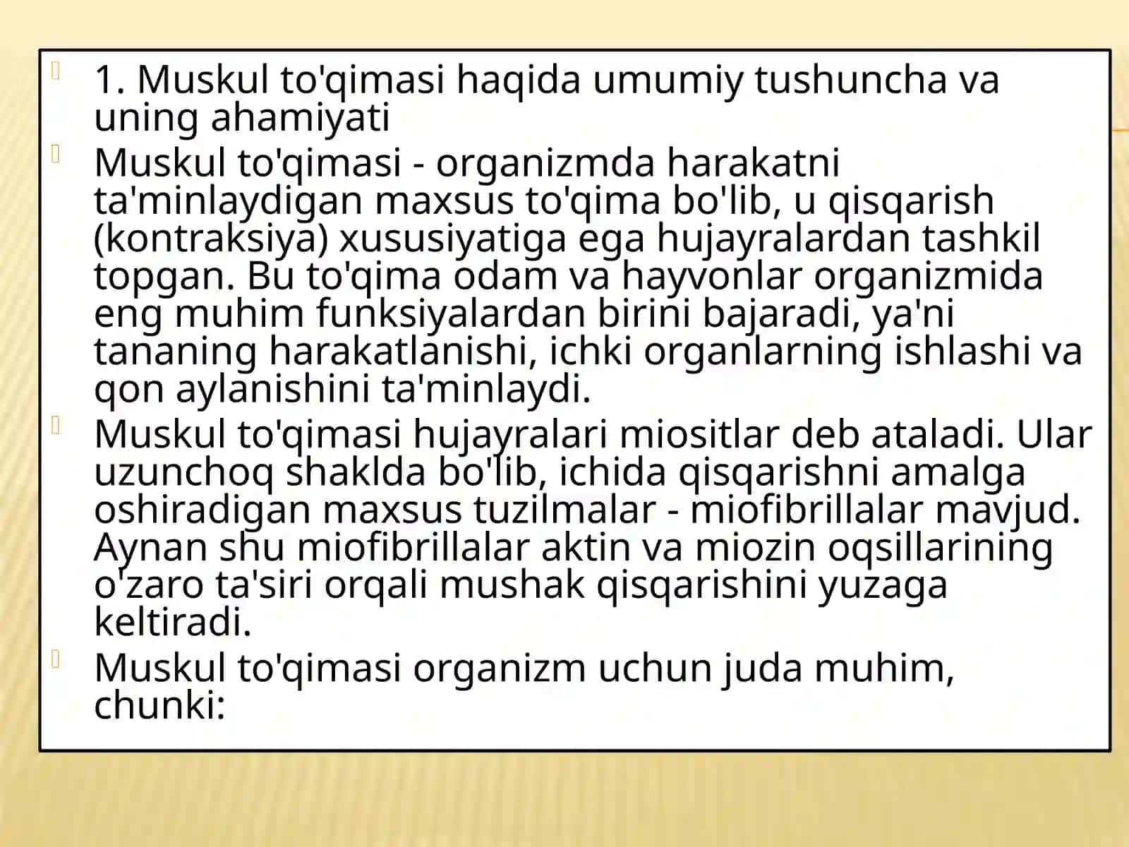 Muskulto'qimasi 3