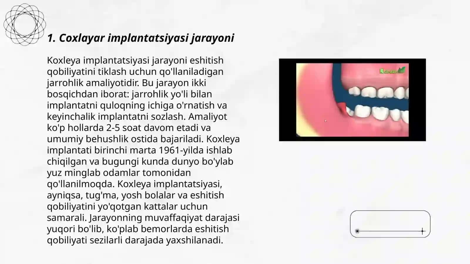Coxlayar implantatsiyasi 3