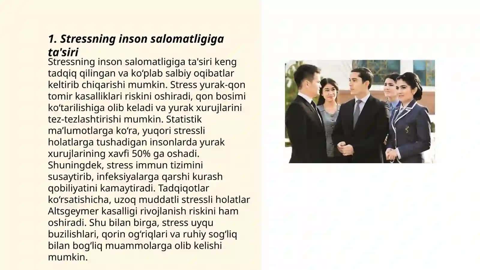 Stressning inson hayotiga ta'siri 3
