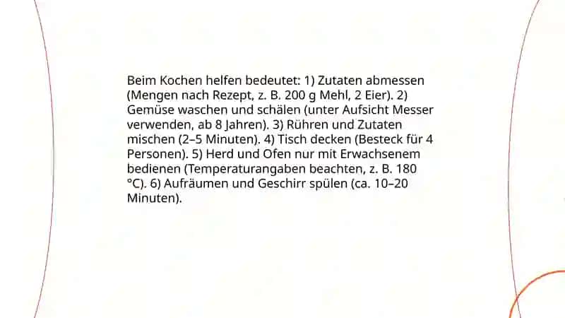 Ich helfe meinen Eltern 3