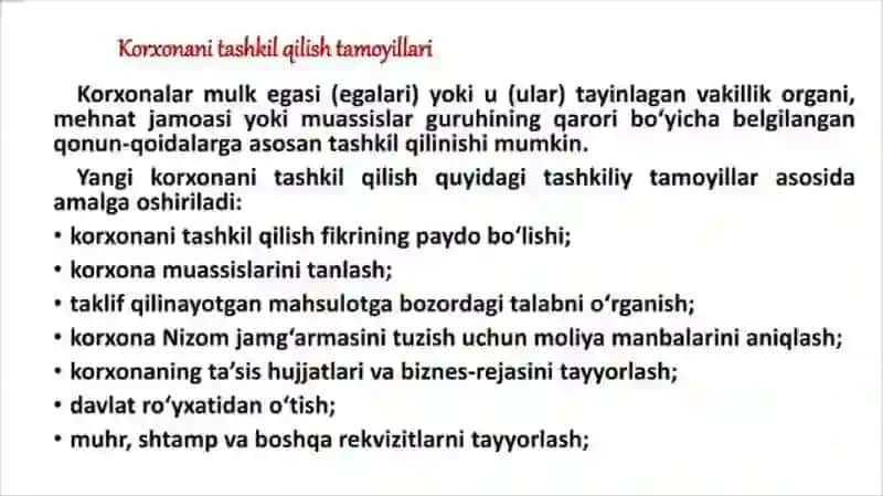 Korxona asosiy fondlari 3