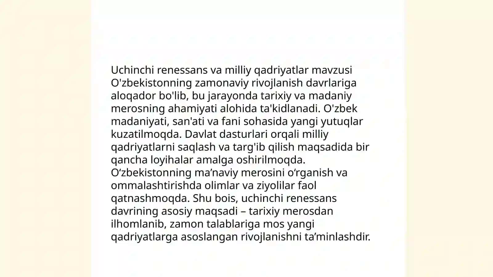 Uchinchi renesans va milliy qadriyatlar 3