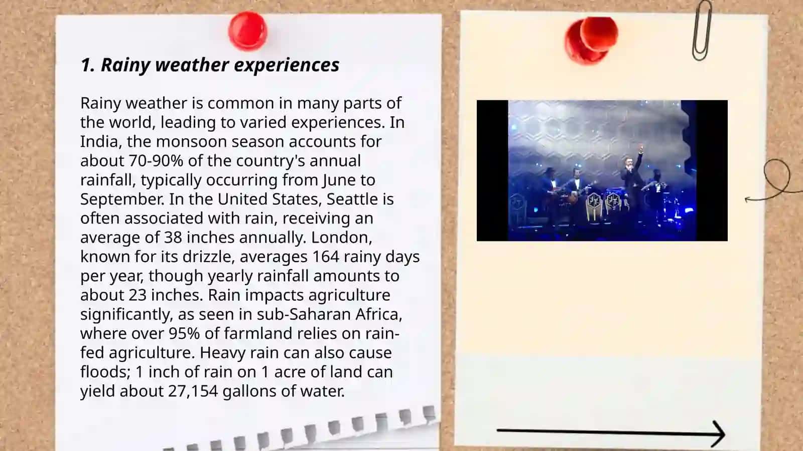 The experience of different weather 3