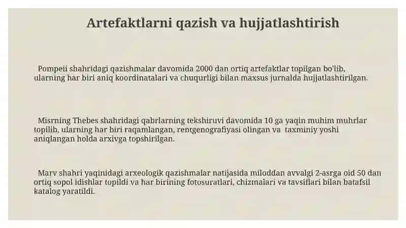Arxeologik tadqiqot usullari 3