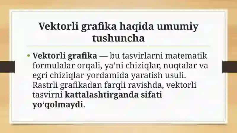 vektorli grafik muharririda ranglar bilan ishlash 3