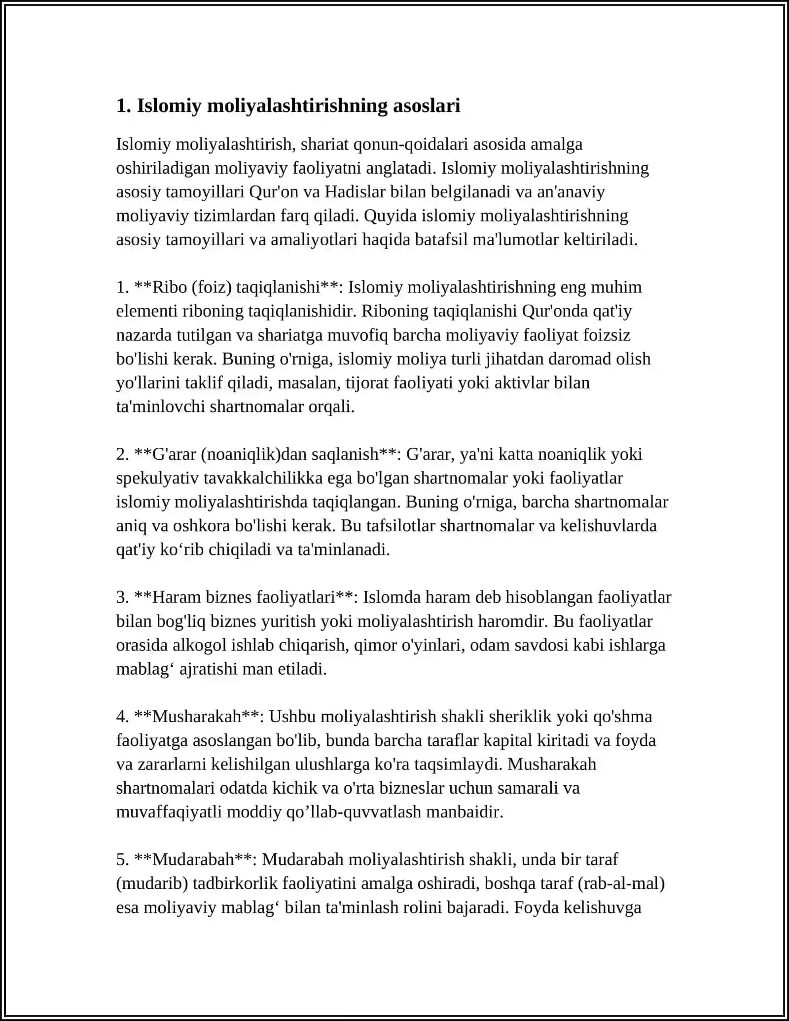 ISLOM MOLIYASIDA SALAM VA ISTISNO 3