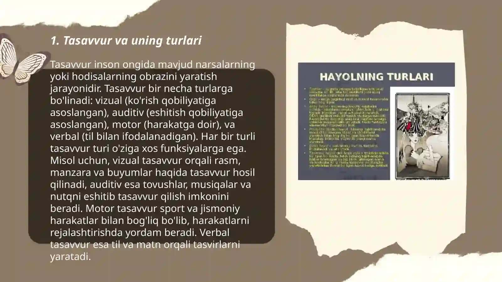 Hayol va tasavvur 3