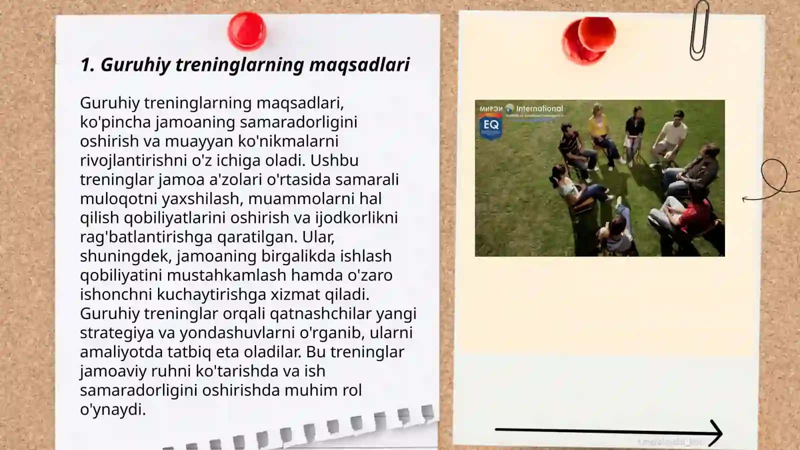 Guruhiy Treninglarning Uslubiy Muomolari 3