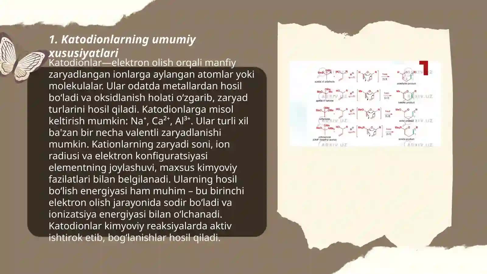 Katoinlarni kislota-asosli guruhlanishi 3