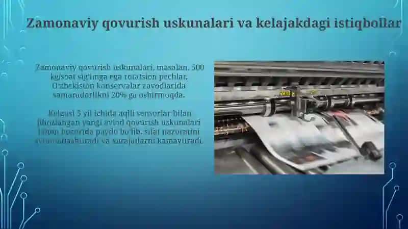 Zamonaviy qovurish uskunalari 3
