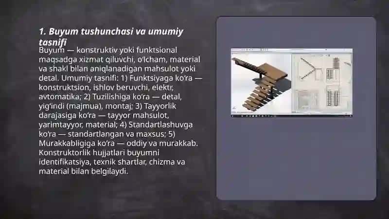 Buyumlar, ularning turlari 3