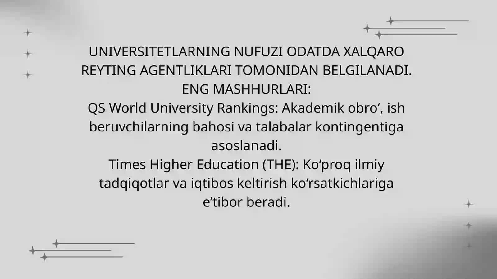 DUNYONING MASHHUR UNIVERSITETLARI 3