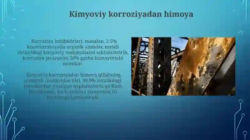 Kimyoviy va Gaz Korroziyasi 3