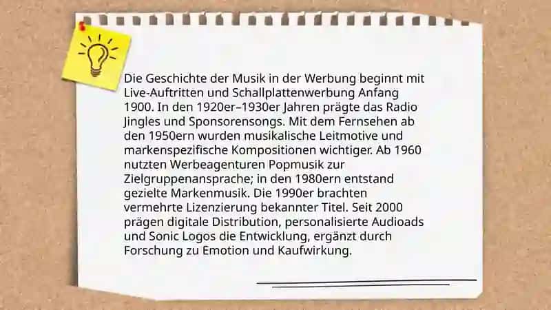 Geschichte der Musik in der Werbung 3