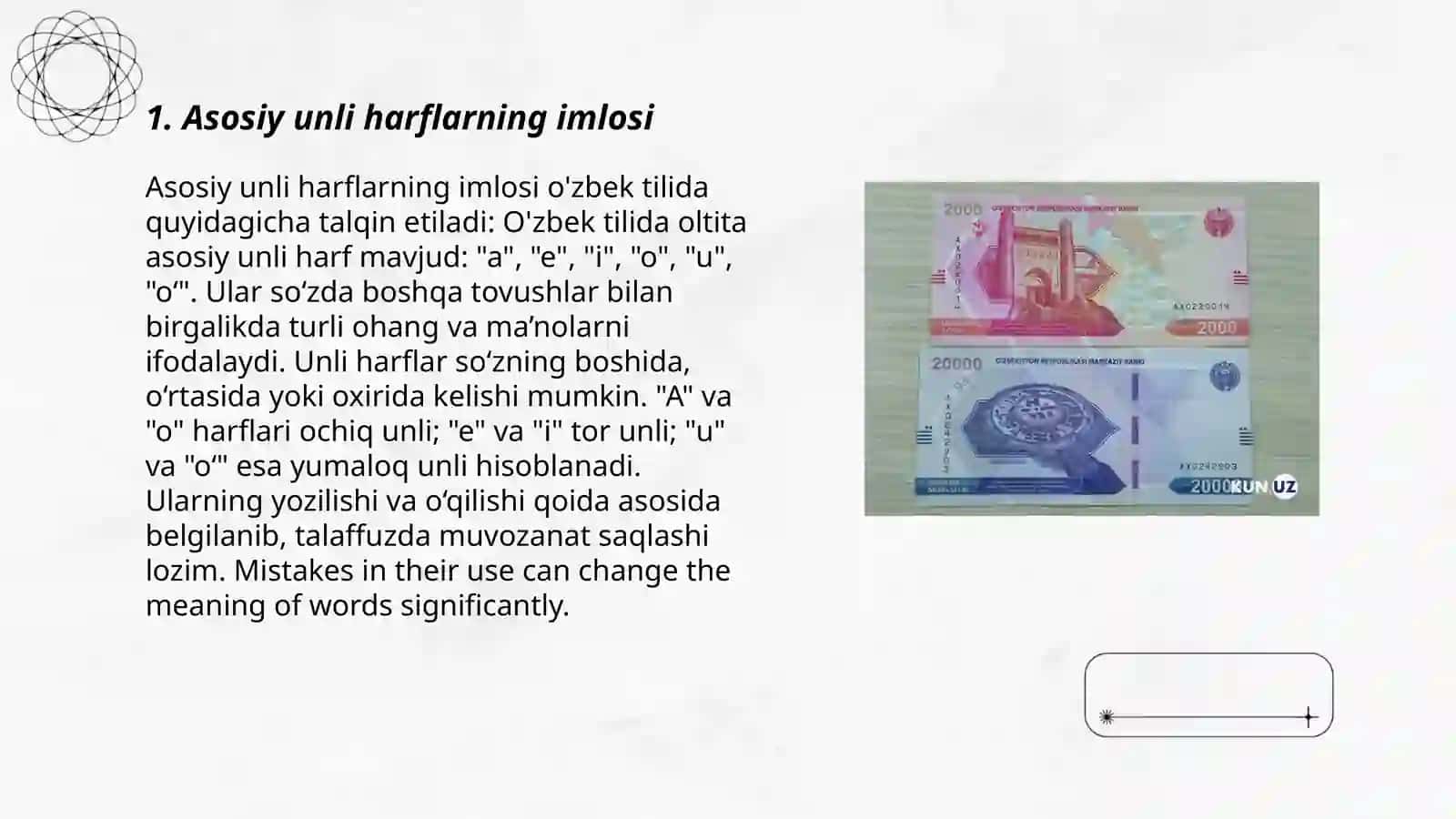 Ozbek tiling asosiy imlo qoidalari 3