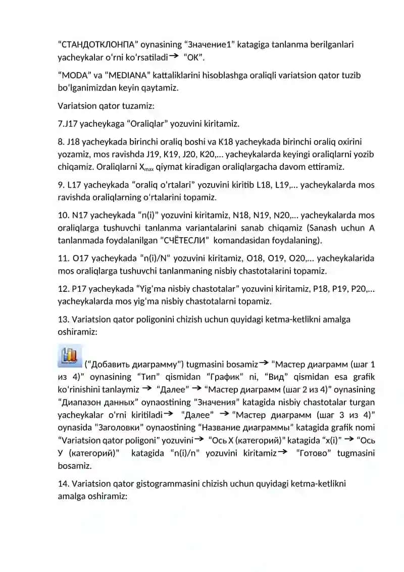 EHTIMOLLAR NAZARIYASI LABORATORIYA ISHI 3