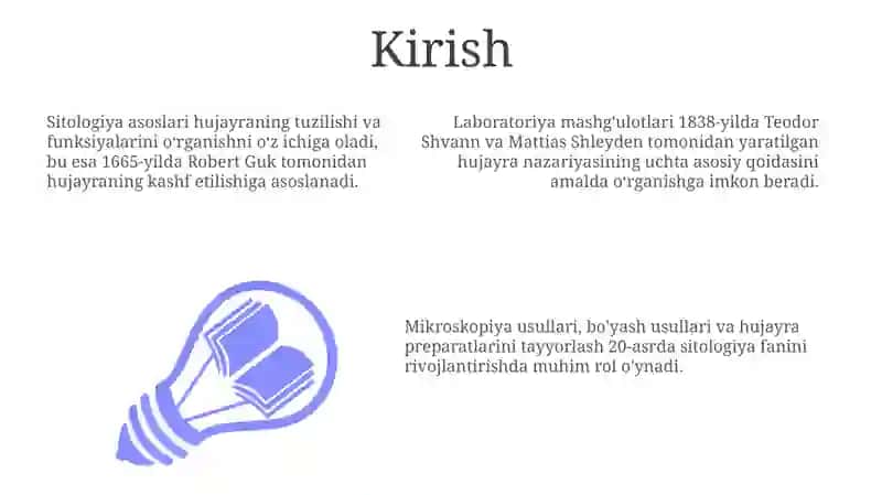 Sitologiya asoslari mavzusini oʻrganishda labaratoriya mashgʻulotlarini oʻtkazish usuli 3