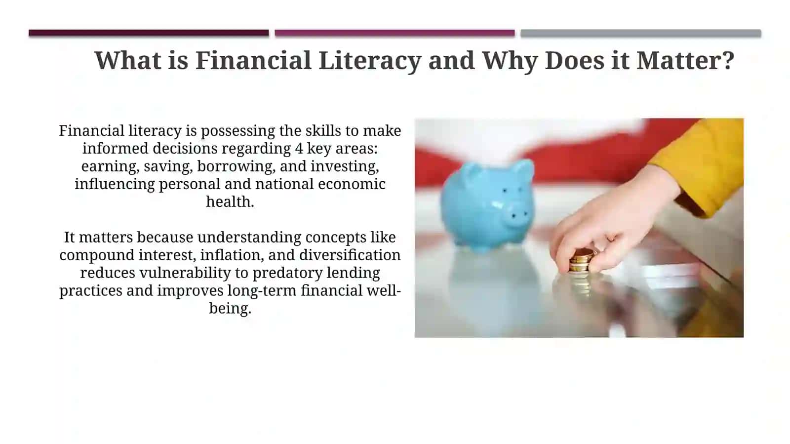 The importance of financial literacy 3