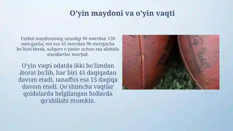 Futbol o‘yini qoidalari 3
