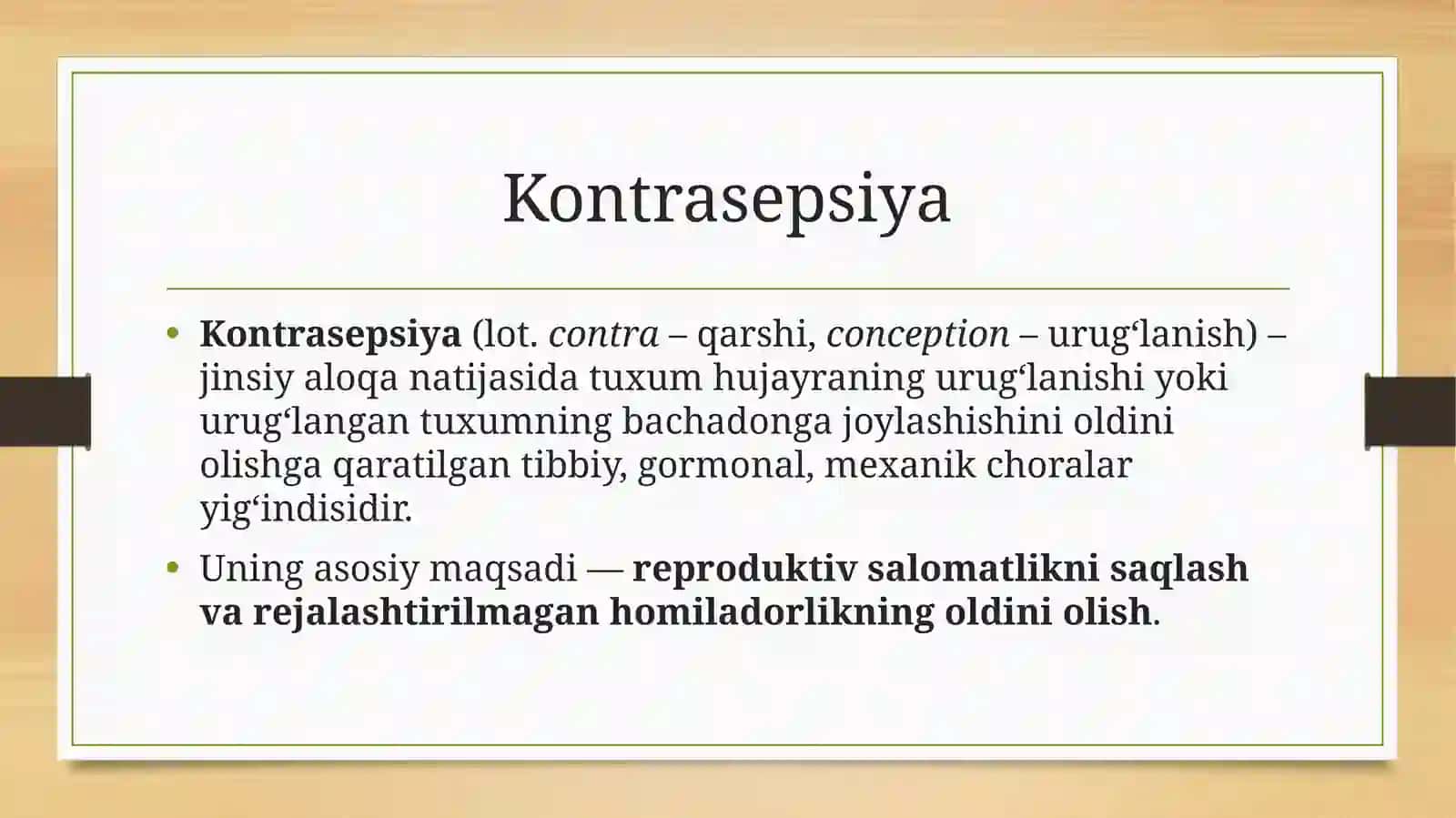 Reproduktivsalomatlik 3