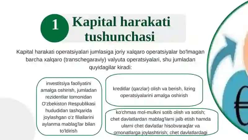 Kapital harakat ibilan bog‘liq valyuta operatsiyalari 3