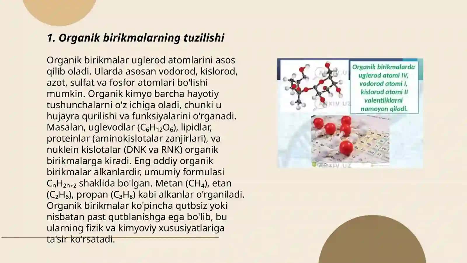 Organik kimyo asoslari 3