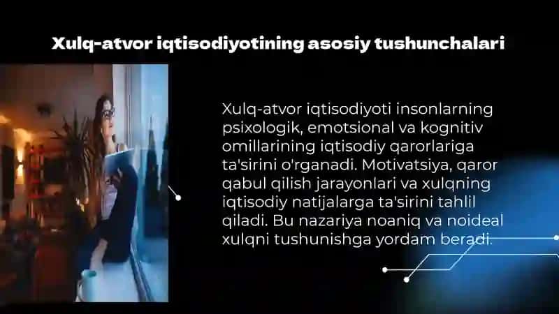Xulq-atvor iqtisodiyoti 3