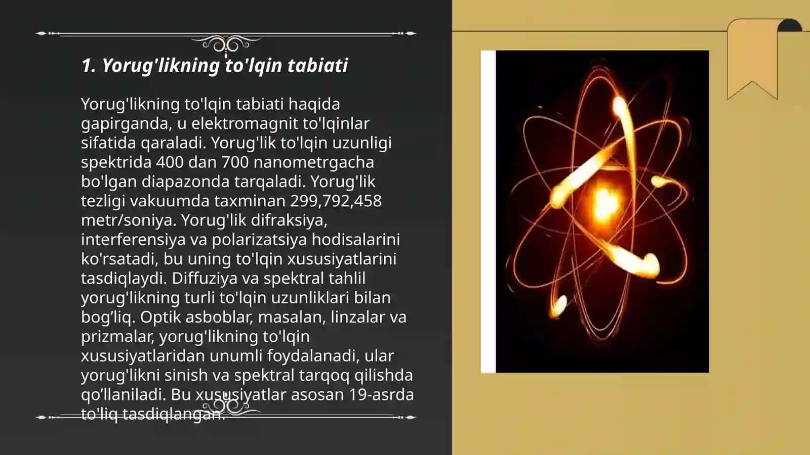 Yorug`likning to`lqin va korpuskulyar xossalari 3
