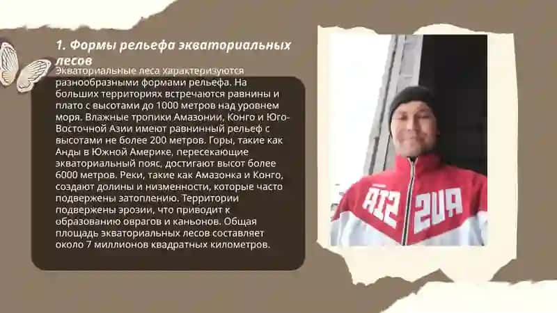 Формы рельефа экваториальных лесов 3