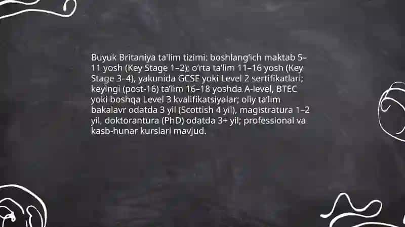 Buyuk Britaniya talim tizimi 3