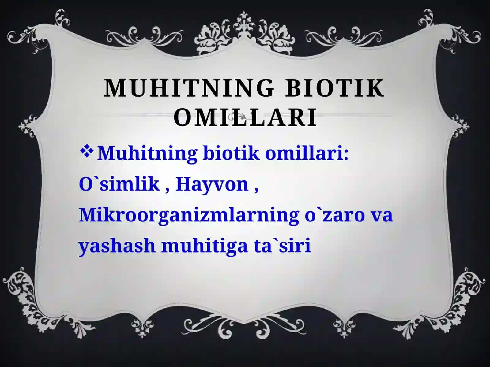 Muhitning biotik omillari 3