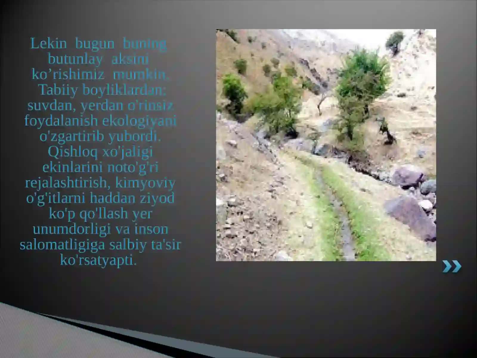 INSONIYATNING EKOLOGIK IXTISOSLASHISHI 3
