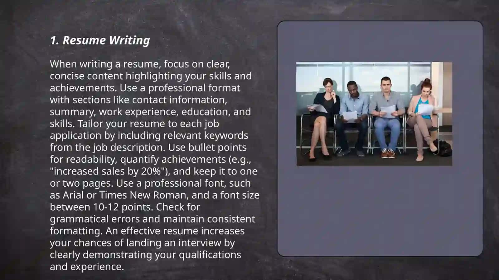 In English, Job and Career 3