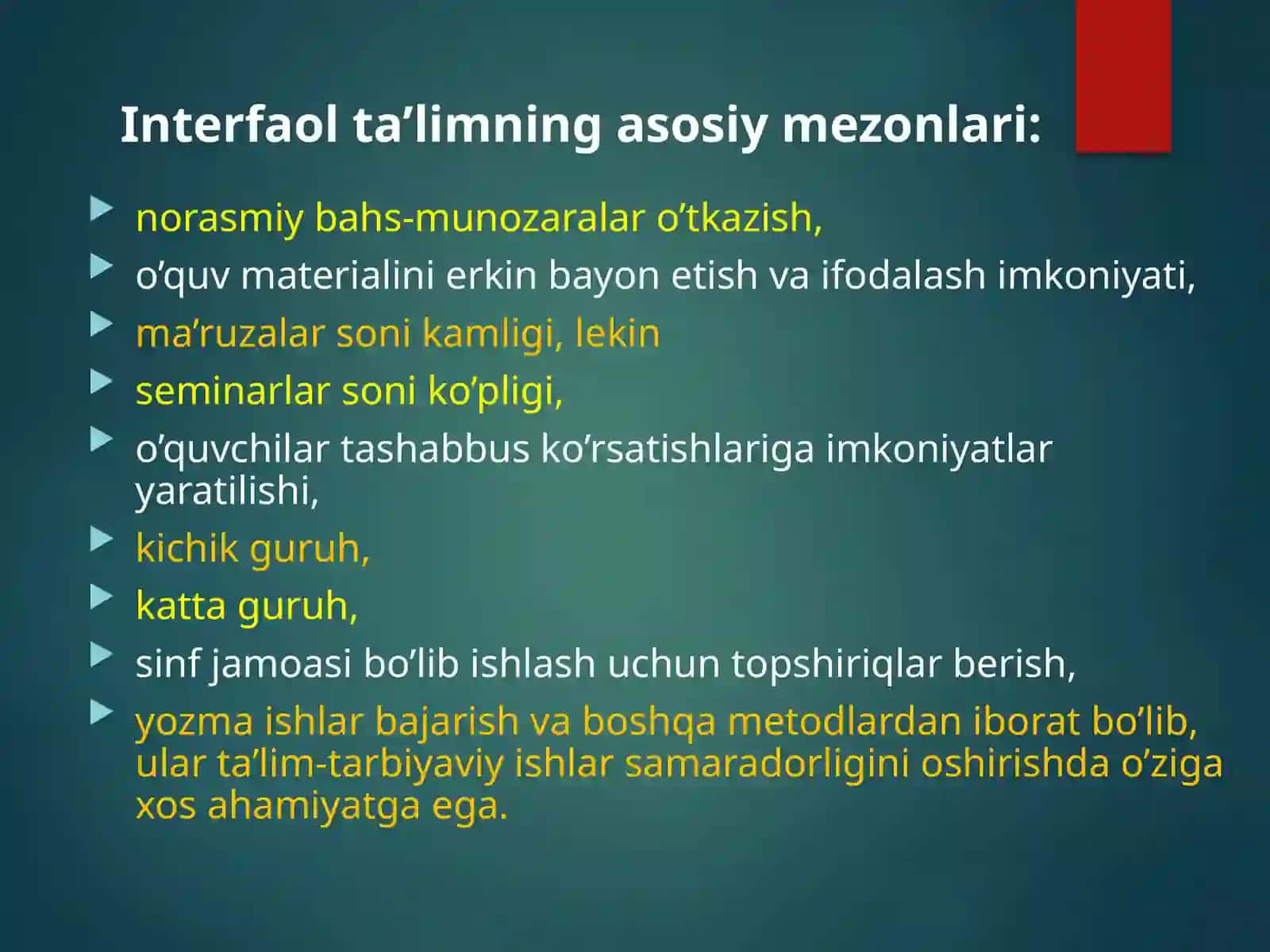 Zamonaviy pedtexnologiya 3