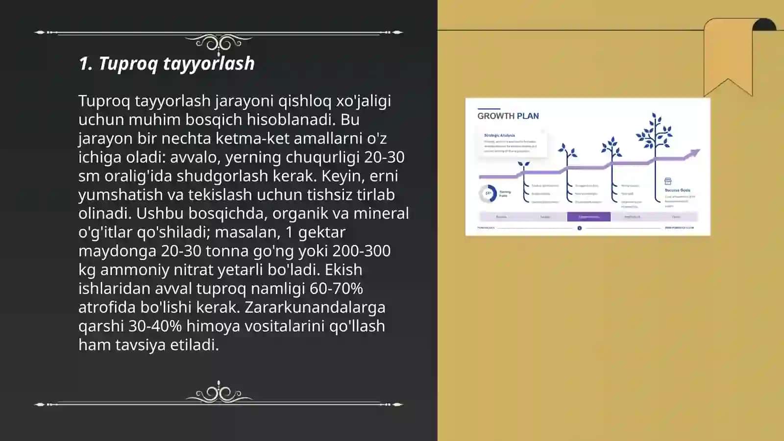 Tuproq tayyorlash 3