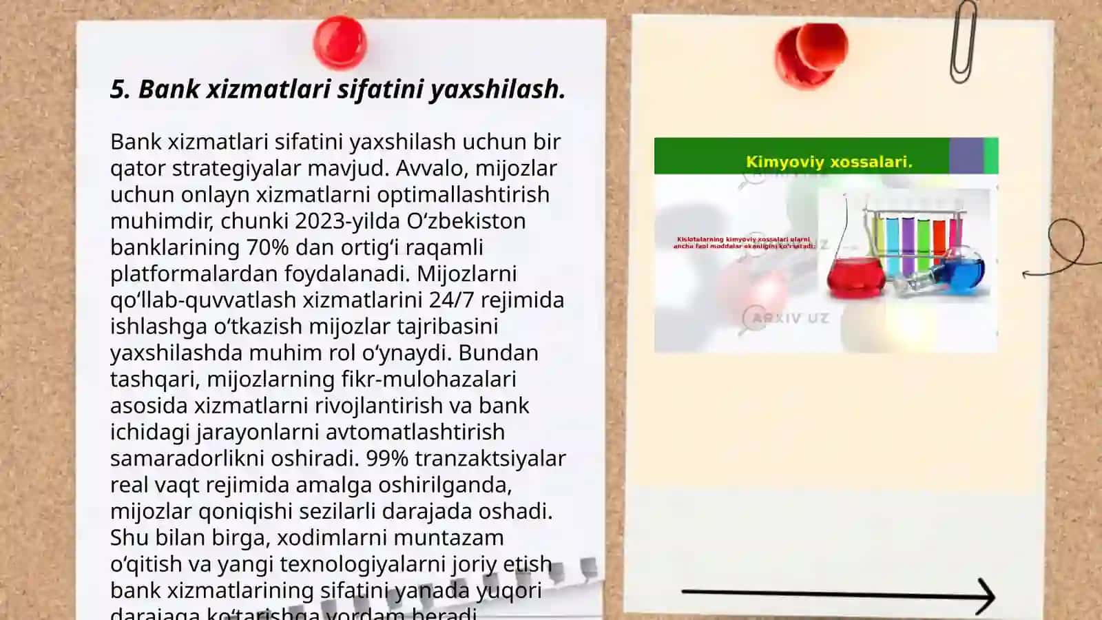 Bank xizmatlari sifatini yaxshilash 3