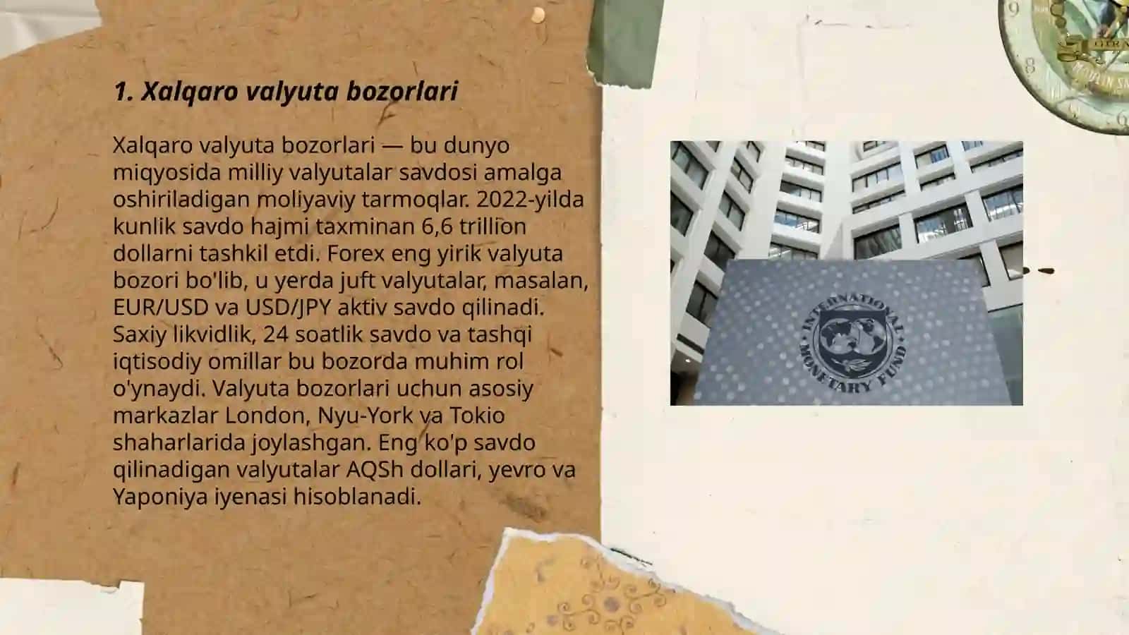 Xalqaro valyuta bozorlari 3