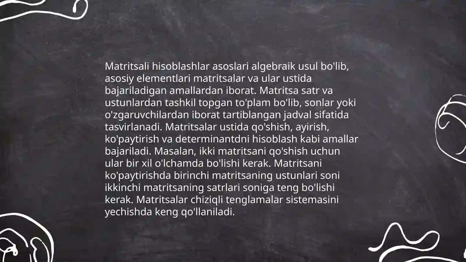 Matritsali va vektorli protsessorlar 3