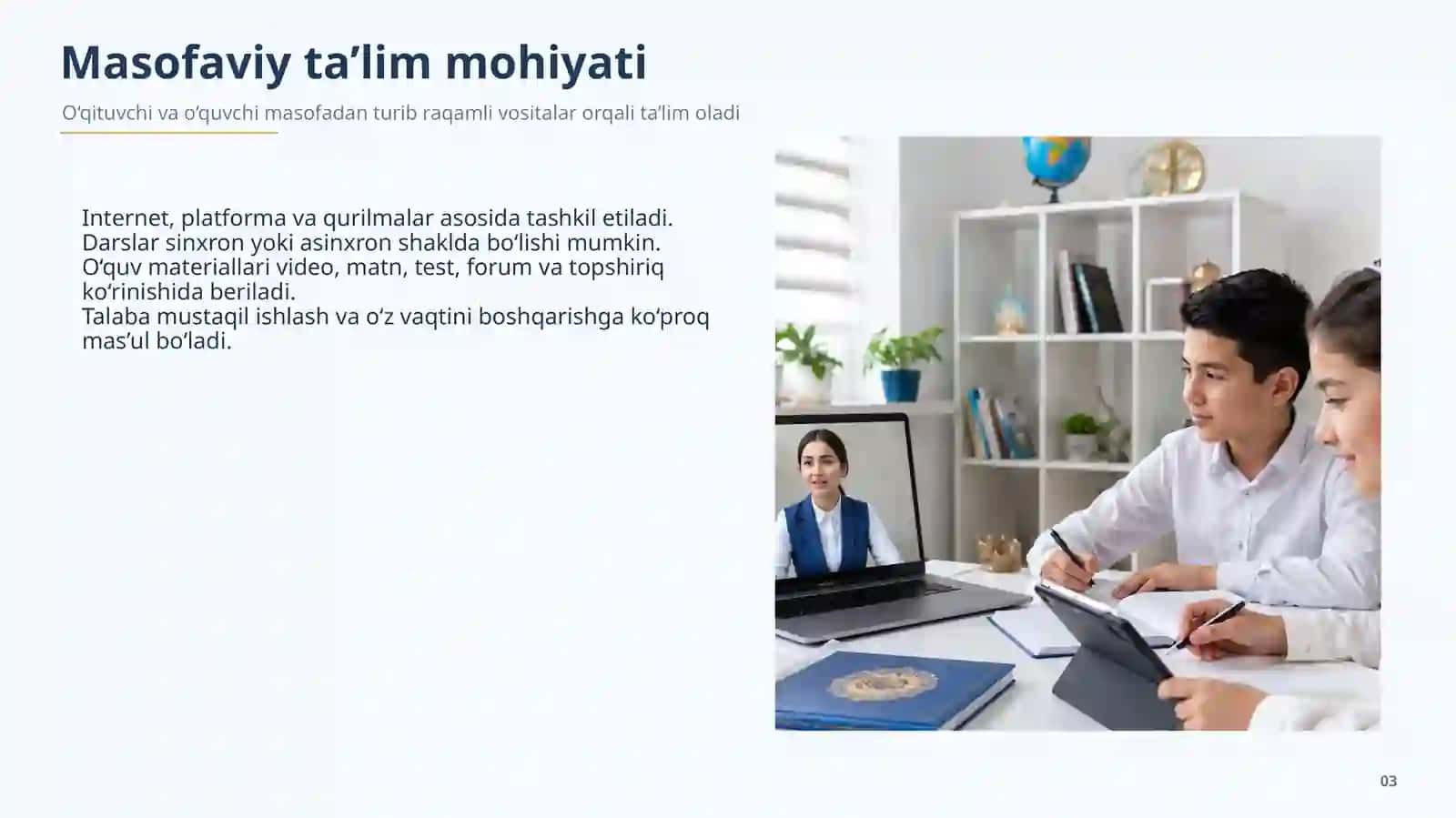 Masofaviy ta’limning afzallik va kamchiliklari 3