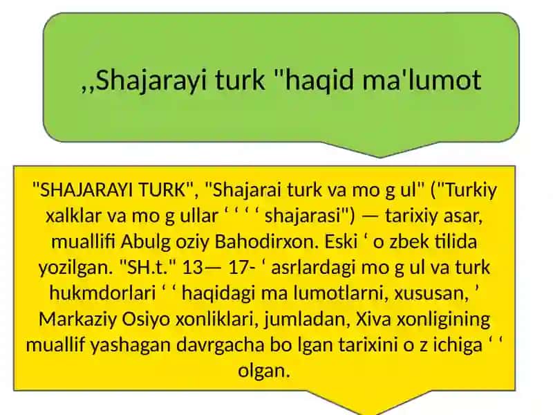 Shajarayi turk va mo g ul (Turkiy xalklar va mo g ullar ʻ ʻ ʻ ʻ shajarasi) 3