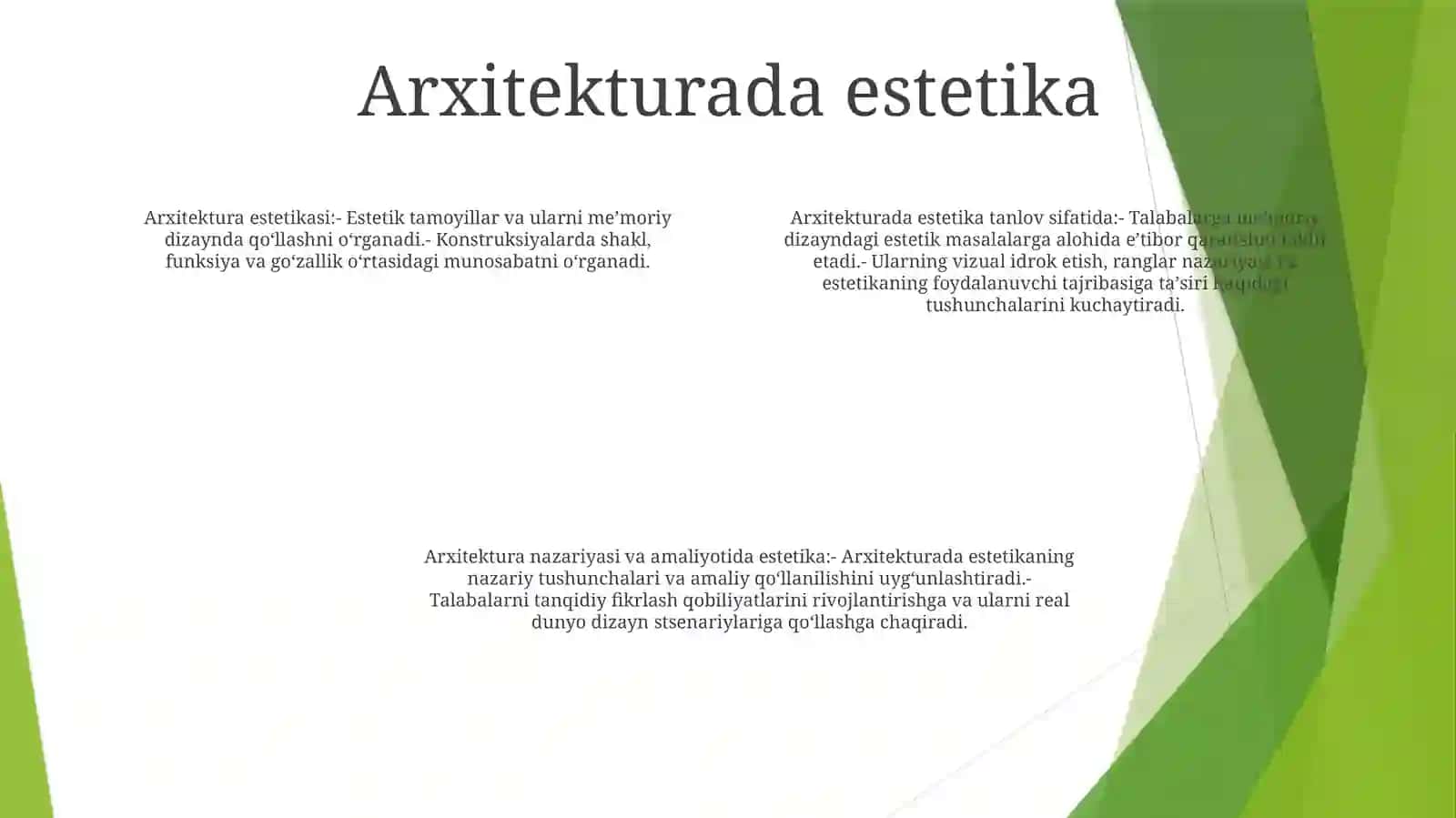 Estetika Fani Predmeti 3