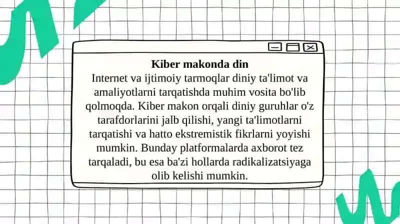 Yangi diniy ta'minotlar va sekatlar 3