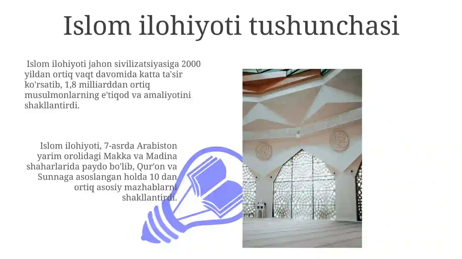 Islomdinitalimotivaaqidaviyyoʻnalishlari 3