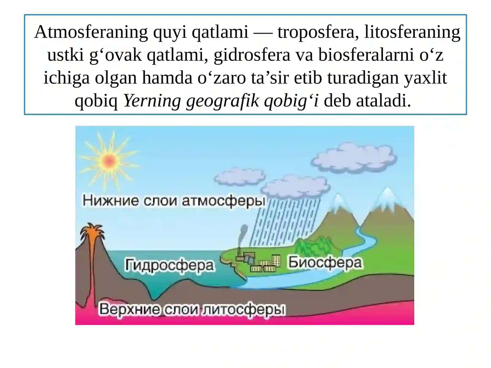 Geografik qobiq va uning chegaralari 3