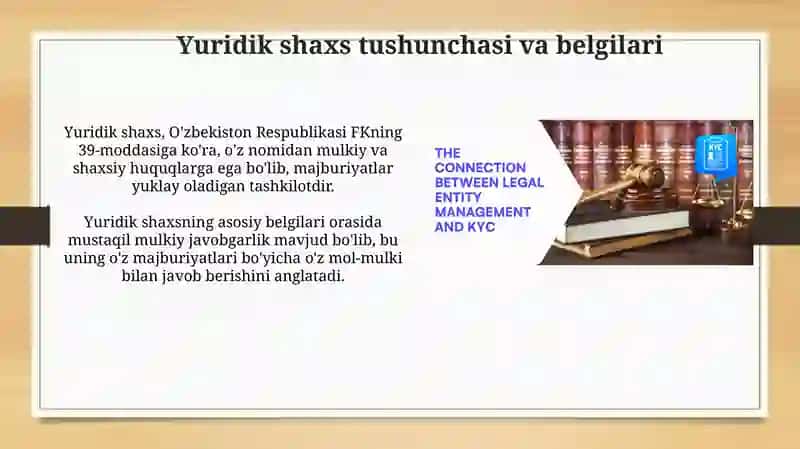 Yuridik shaxslar 3