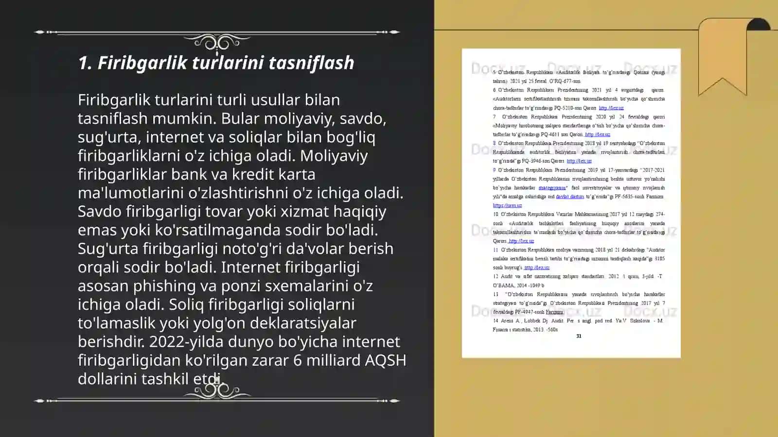 Firibgarlikni aniqlash 3