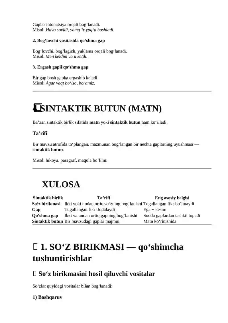 ASOSIY SINTAKTIK BIRLIKLAR 3