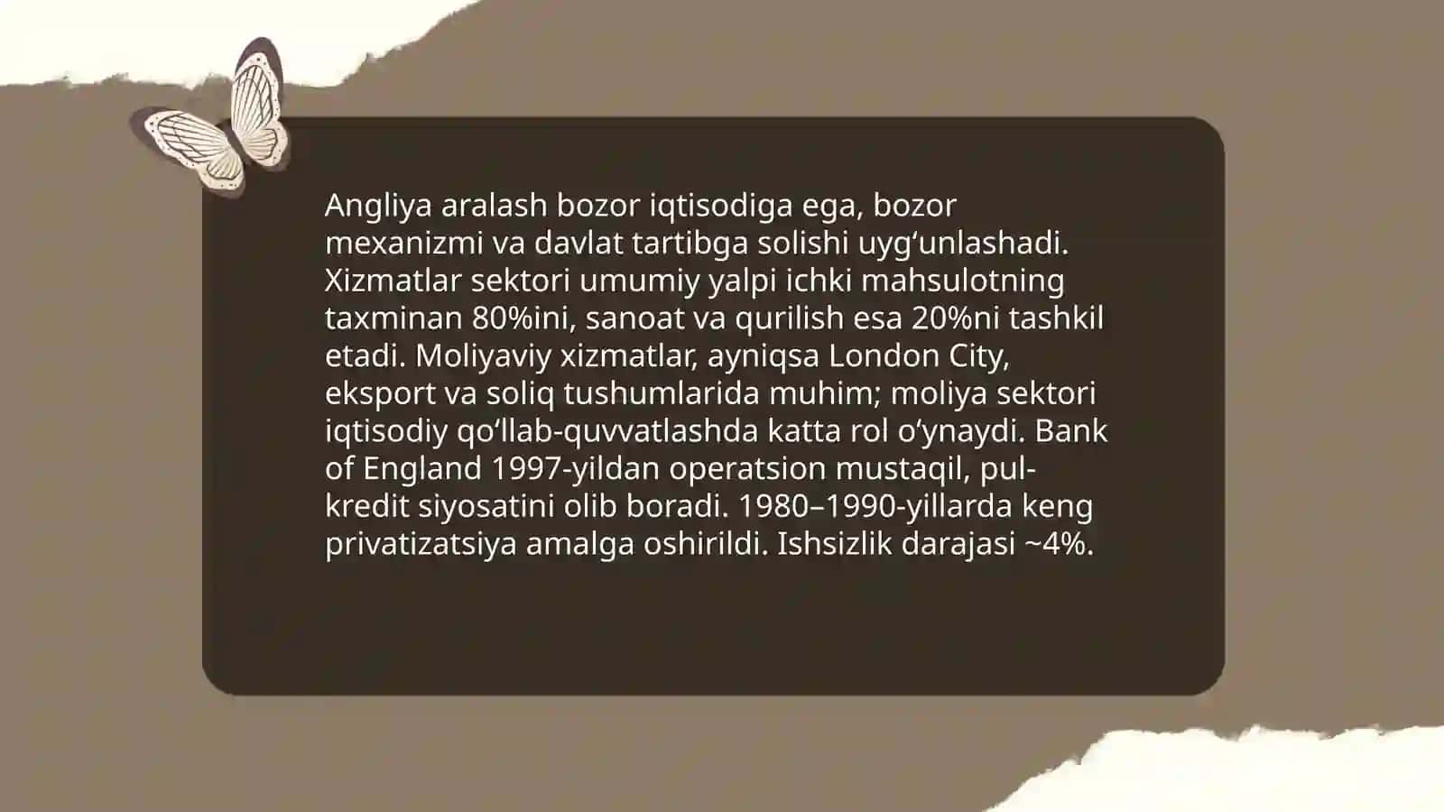 Angliya davlatining iqtisodi 3