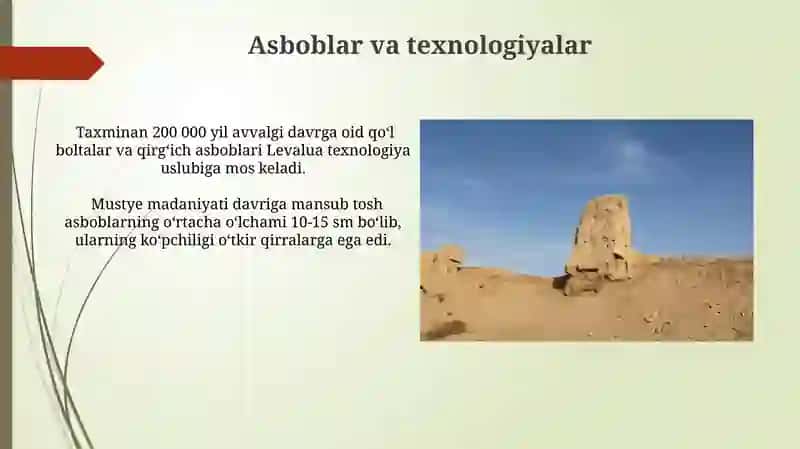 Markaziy Osiyo Paleolit Yodgorliklari 3